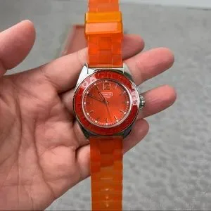 Coach | Accessories | Nwot Coach Watch Orange Silicon Jelly  display picture 2